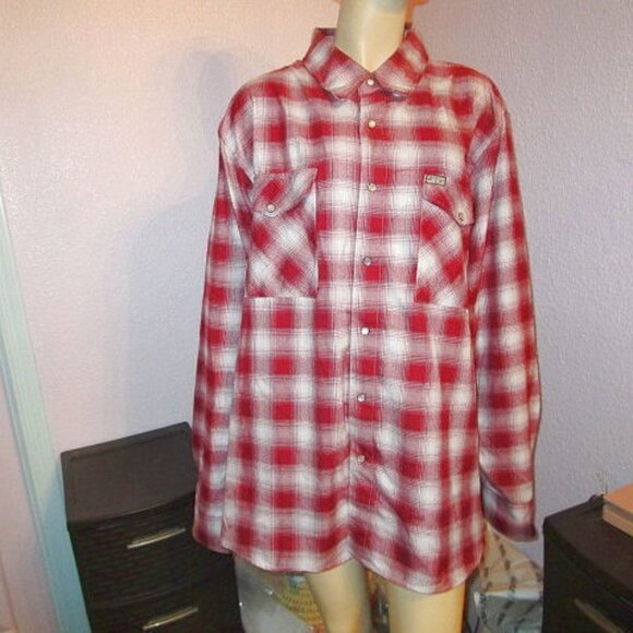 Dixxon Flannel Shirt Mens Size 2X Badwood Relaxed Fit Pearl Snap Limited Edition - Picture 1 of 12